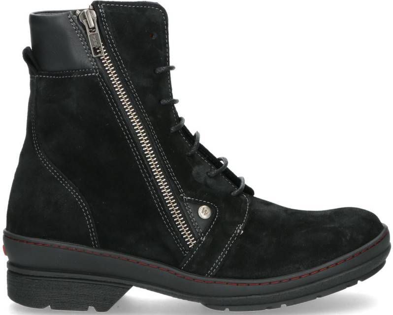 Wolky Partizan Liverpool Veterboot Dames Zwart