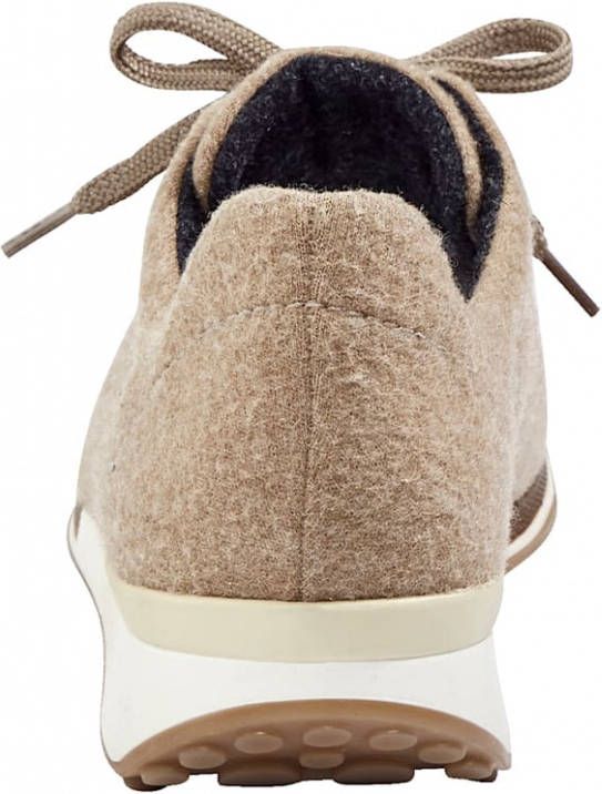 Waldläufer Veterschoen van merinoswol Beige