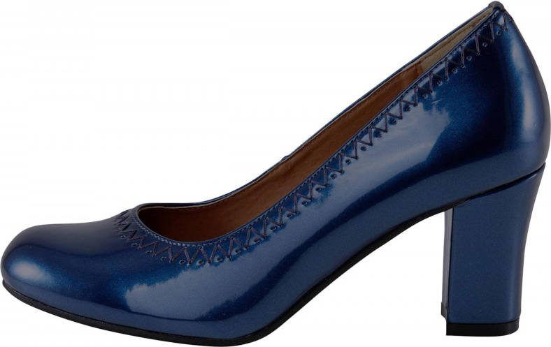 Pumps in blauw/metallic van Andrea Conti