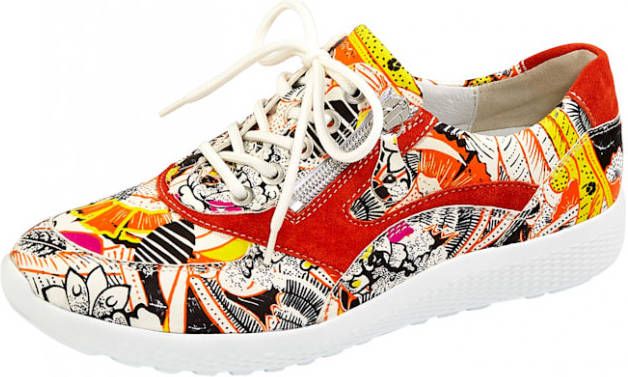 Waldläufer Veterschoen met EVA zool Oranje