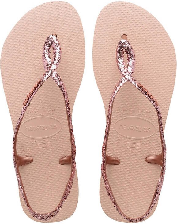Havaianas Sandalen Luna Premium Ii Mini Me Rosé, goudkleurig