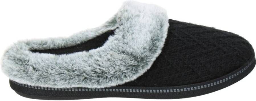 Skechers Cozy Campfire Pantoffel Dames Zwart