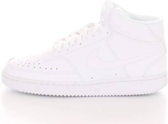 Nike Witte Hoge Sneaker Court Vision Mid Wmns