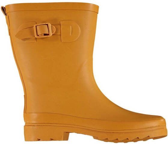 XQBoots Dames Regenlaars Riem Rubber Oker Laarzen 40