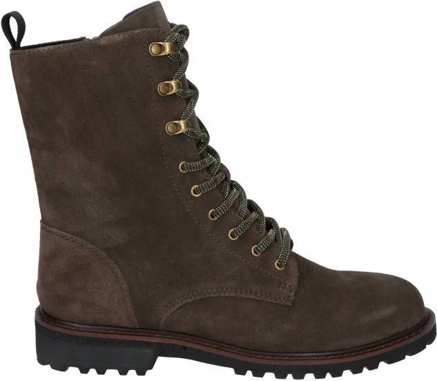 Di lauro Peggy Khaki Veter boots