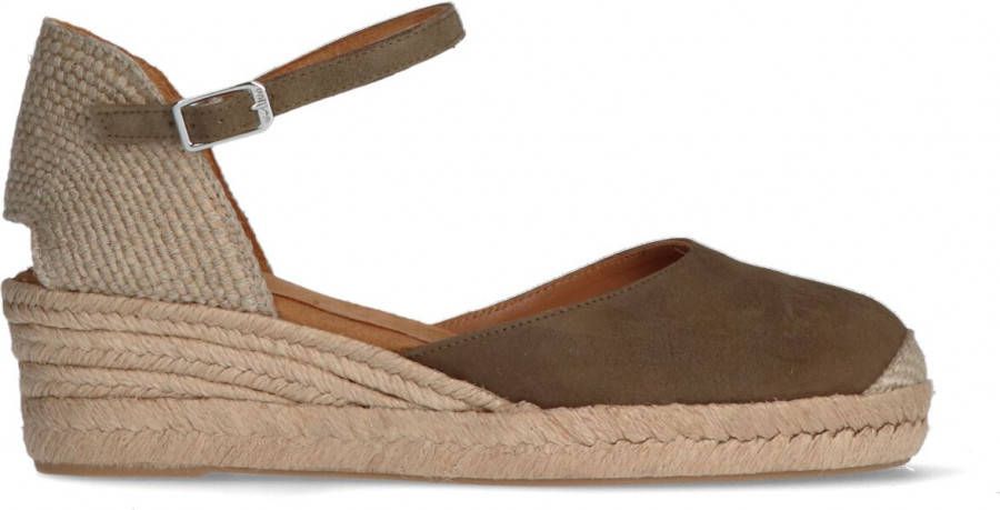 Unisa Groene Espadrilles Cisca