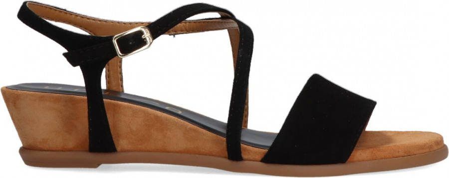 Unisa Zwarte Sandalen Bakiosin