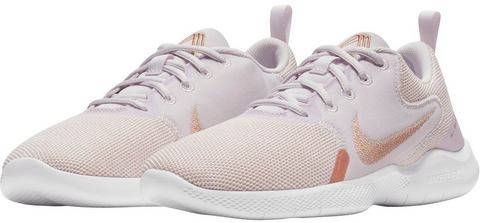 Nike Flex Experience Run 10 Dames Champagne/Light Violet/White/Metallic Red Bronze Dames