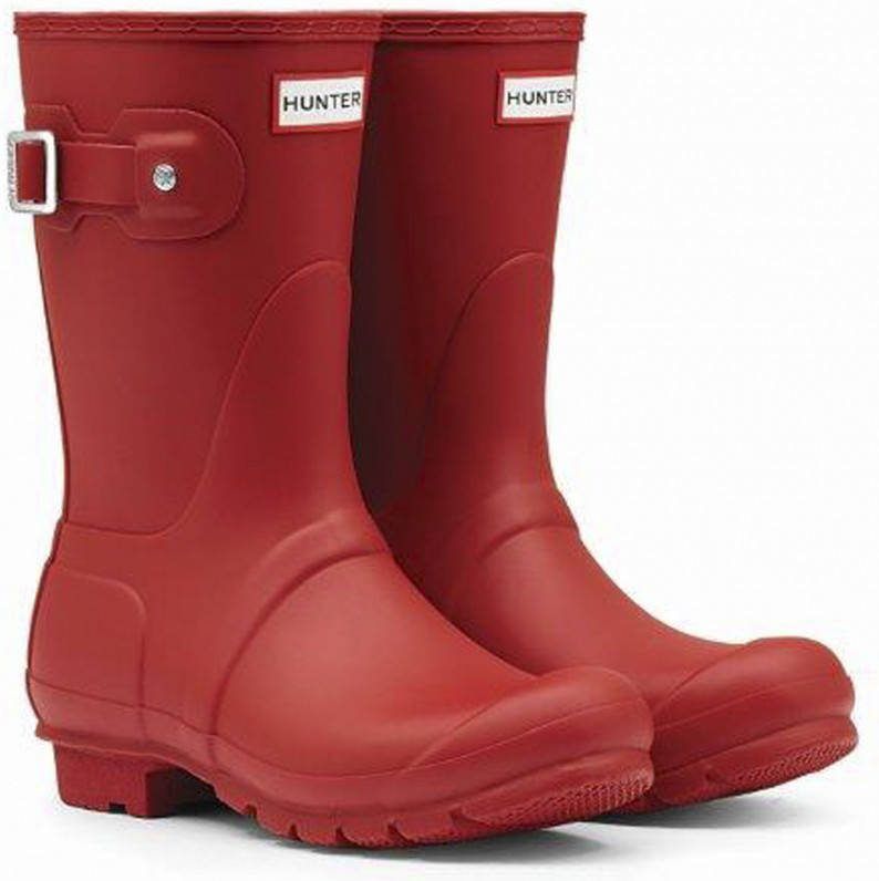 Hunter Originele korte regenlaarzen , Rood, Dames
