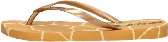 Ipanema I Love Safari teenslippers caramel/goud