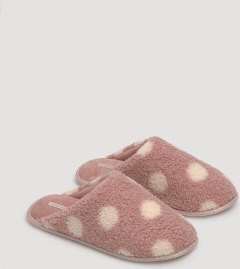 Confetti Pantoffels dames met stippen | slippers