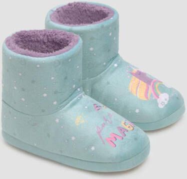 Confetti Pantoffels kinderen unicorn hoog model | slippers extra zacht