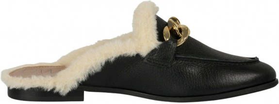 Dwrs Label Suva Teddy Loafers zwart 28514 02 , Zwart, Dames