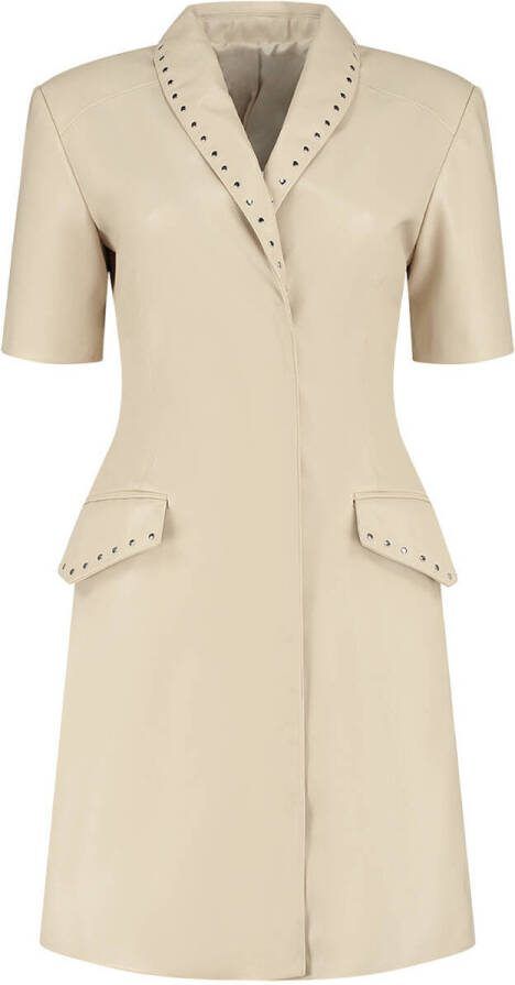Fifth House Jurk Mady FH 5 492 2204 Fizz , Beige, Dames
