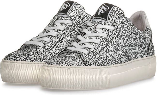 Floris van bommel Vinni 69 01 White Combi G Wijdte Lage sneakers