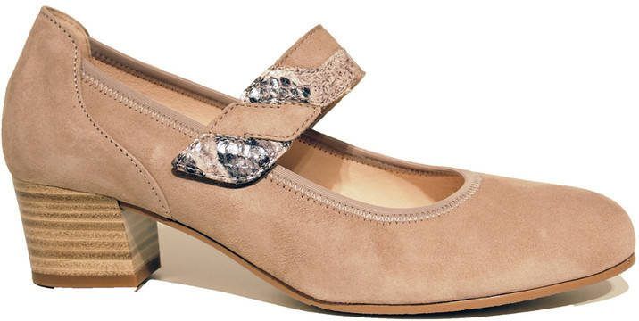 Gabor Comfort Pump H leest , Beige, Dames