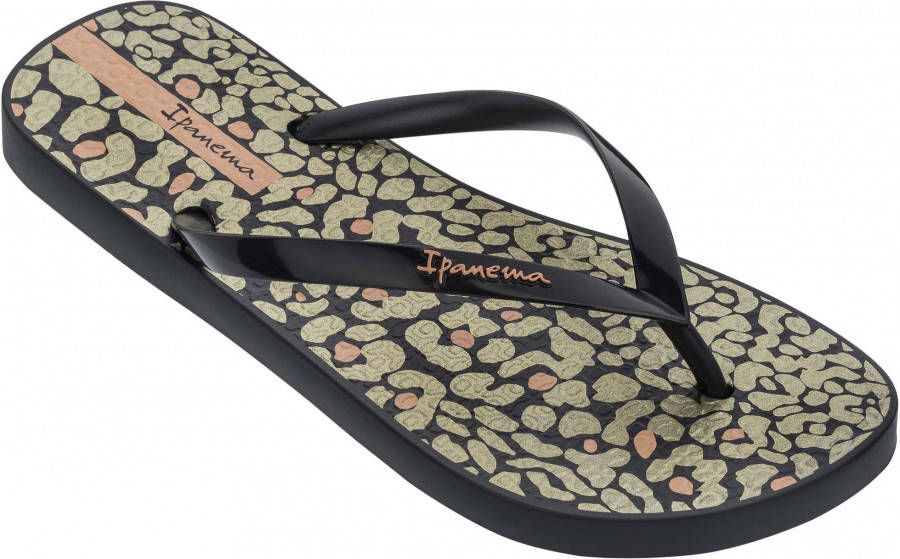 Ipanema Animal Print Slipper Dames Zwart/Assortiment