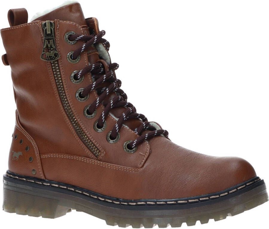 Mustang Veterboot Dames Bruin/Cognac