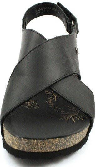 Panama Jack Valeska Basics B2 sandalen met sleehak zwart