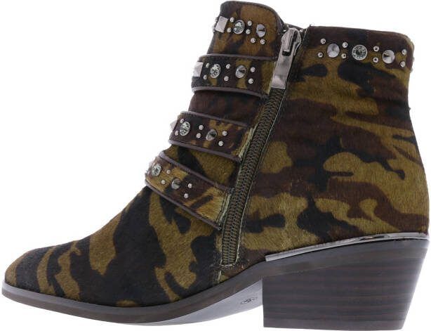 Paris Punk Westerse mode luipaard , Groen, Dames