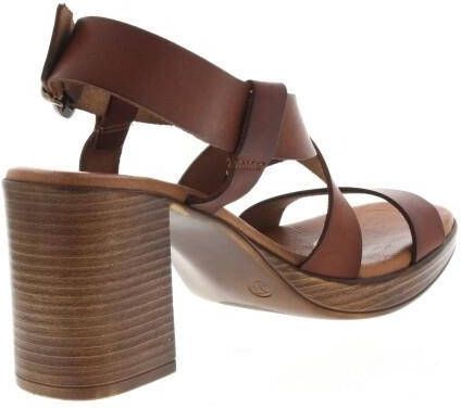 Red Rag high heel sandal , Bruin, Dames