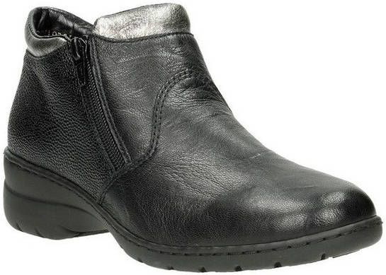 Rieker Enkellaars Dames Metallic/Zwart