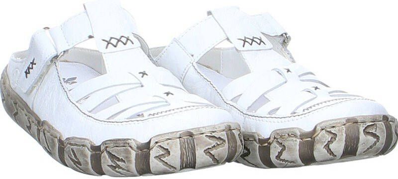 Rieker Clogs met decoratieve stiksels