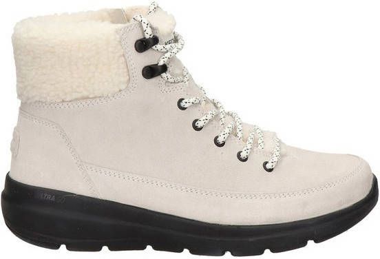 Skechers 16677 wbk glacial ultra laarsje white black
