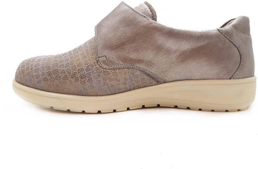 Solidus Beige Klittenbandschoenen Wijdte K