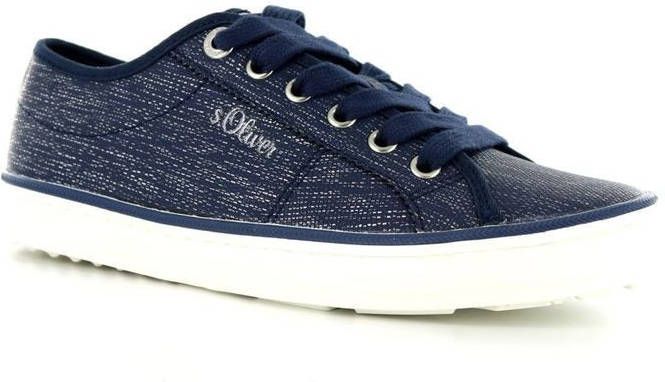 S.Oliver dames sneakers Blauw