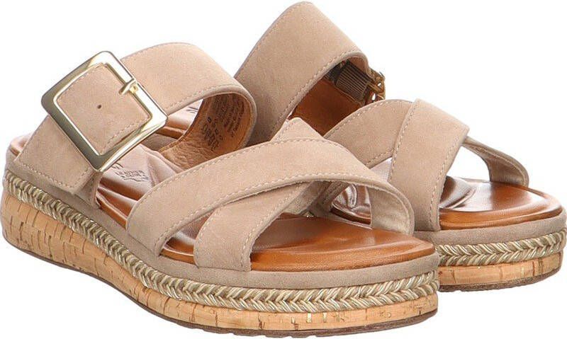 tamaris Slippers taupe Leer