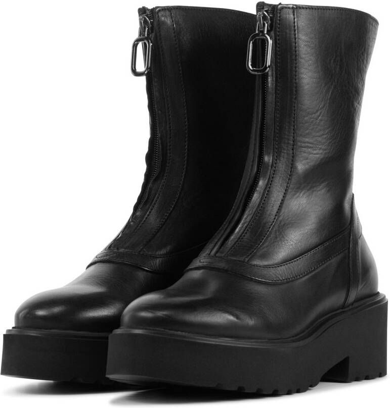 Via Vai Dames leren dames enkellaarsjes 59019 led