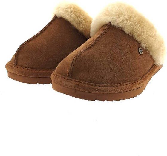 Warmbat Pantoffels Lismore Women Suede Bruin