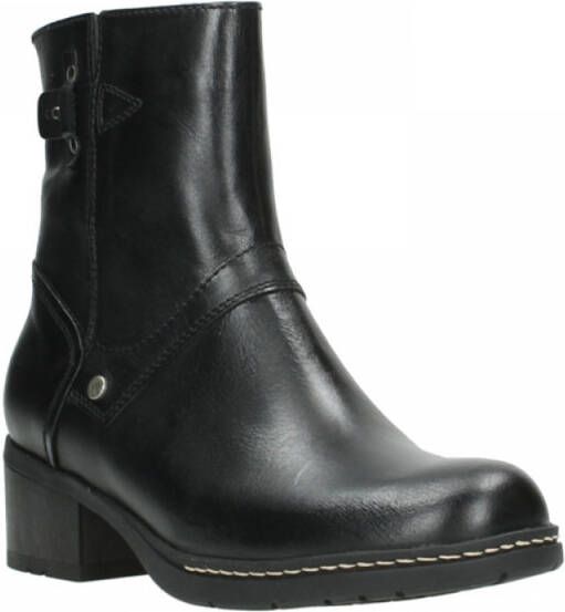 Wolky Laarzen 01262 Drayton 30000 zwart leer