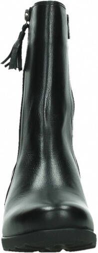 Wolky Enkellaarzen 07501 Skytree 20000 zwart leer