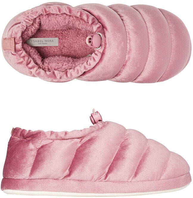 Ysabel Mora Pantoffels dames satin | slippers extra zacht