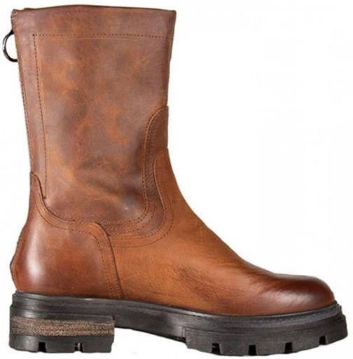 Mjus Betty P31202 leren enkellaarzen bruin