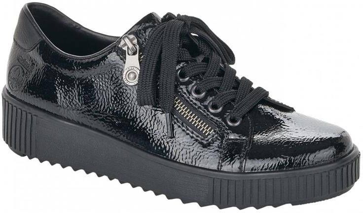 Rieker Veterschoen Dames Zwart