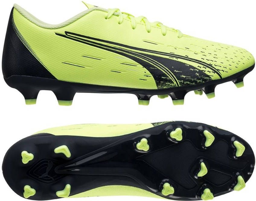 PUMA Ultra Play Gras/Kunstgras Voetbalschoenen(MG)Lichtgroen Zwart