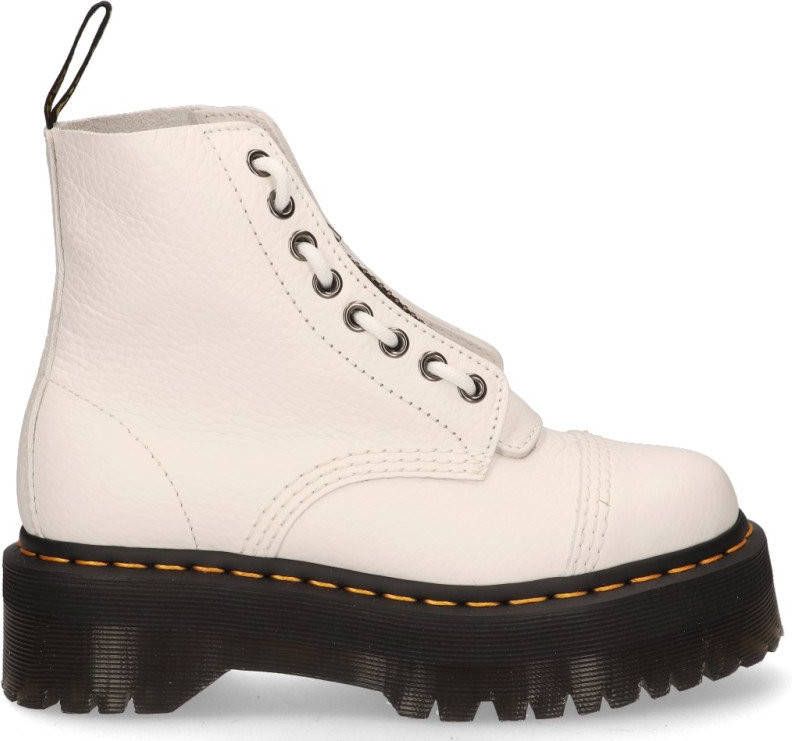 Dr Martens Sinclair lederen platformlaarzen Dr. Martens, Wit, Dames