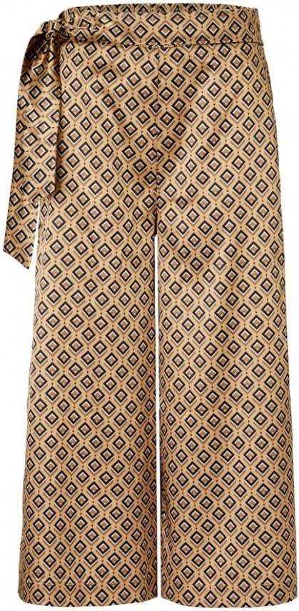SIENNA Culotte met bindceintuur Goudkleur